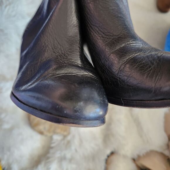 Dolce vita black leather bootie mixed finish leather - Picture 11 of 13